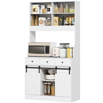 Homestar Kuhinjski kabinet 93,5x40x180 cm, bel