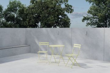 Venture Design Kavni set miza 60x71 cm stol 46x88x42 cm rumena