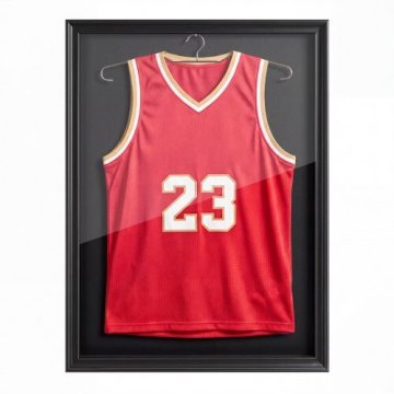 VEVOR Komplet 2 okvirjev za razstavo dresov, 79.5x59x4 cm, leseni z 98 % UV zaščito PC plošče in magnetnim zaklepom