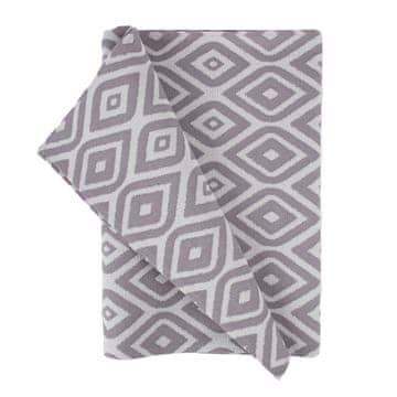 Homestar Namizna prt HOLLY OUTDOOR 43x116 cm, sivi rombi