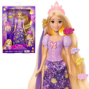 Mattel Disneyjeva princesa Zlatolaska z bleščečimi lasmi JHL46