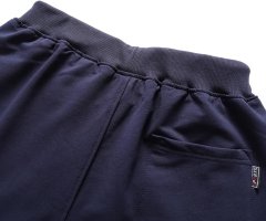 Moške športne kratke za trening hitro sušeče 4-way stretch elastične z žepi na zadrgo UV filter elastičen pas z vrvico iz mešanice bombaža poliestra in elastana modre barve velikost XXL