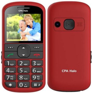 CPA Mobilni telefon za starejše HALO 21 rdeča