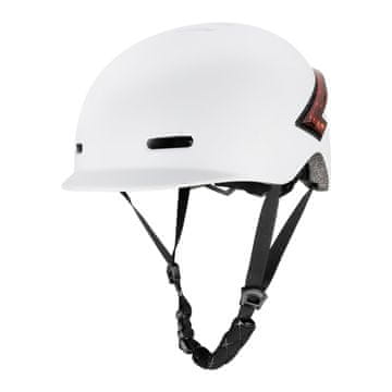 ULIP Bela pametna čelada FS1 s smerniki in daljincem