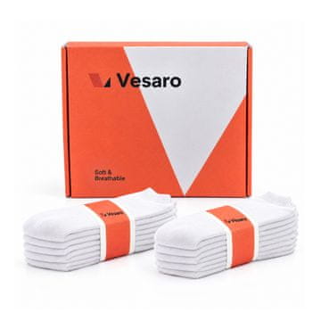 Gardj Europe Vesaro kratke nogavice, bele, velikost EU 35–38, 12 parov