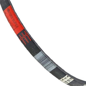 SUPER CR Power klinasti jermen HBx1060 17x1060 rdeč