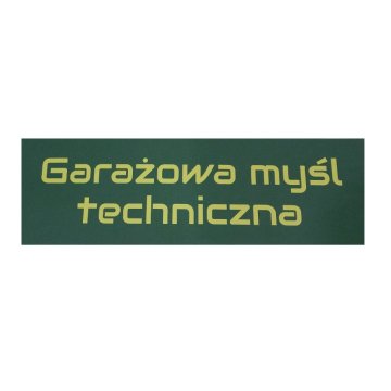 Nalepka za garažo, notranja tehnična misel
