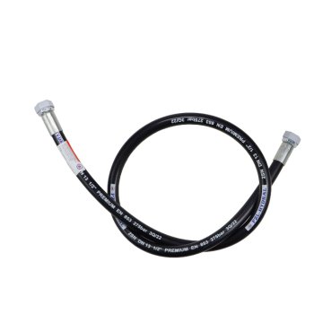 Hidravlična cev 275 barov navoj M22x1,5 ravna L-1450 mm DN12-2SN 7214/07-22-000/0, 7274/07-075/0 AA-13-1450, P11P11 27,5 MPa Troll PZL HYDRAL