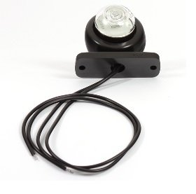 Kratka sprednja/zadnja pozicijska luč W56 LED 12/24V s kablom, vodoodporna IP66/68