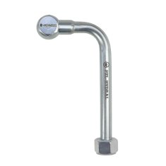 Ukrivljena cev 90 stopinj FI-15 z ušesom 18 mm, dolžina 200 mm HYDRAL