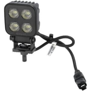 Kramp LED delovna svetilka 40W 2650 lm 9-36V kvadratna nemška črna LA10832