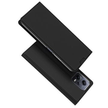 Dux Ducis Ovitek Skin Pro za Redmi Note 12 5G / Poco X5 5G črne barve