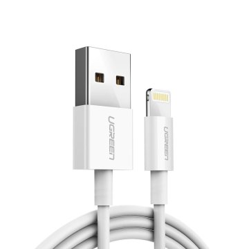 Ugreen USB Lightning MFI kabel 1m 2.4A bel