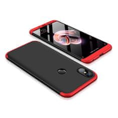 360 360 3v1 ovitek spredaj + zadaj za Xiaomi Redmi Note 5 črne in zlate barve