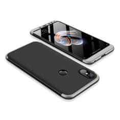 360 360 3v1 ovitek spredaj + zadaj za Xiaomi Redmi Note 5 črne in zlate barve