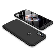 360 360 3v1 ovitek spredaj + zadaj za Xiaomi Redmi Note 5 črne in zlate barve