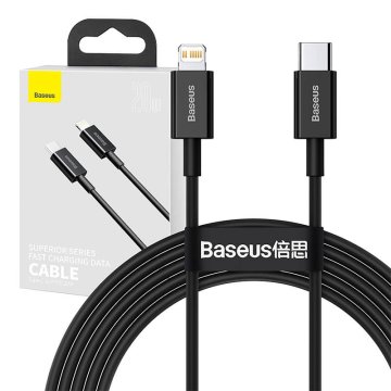 BASEUS Superior dolgi hitri kabel z USB Type-C za iPhone Lightning 2 m 20 W CATLYS-C01