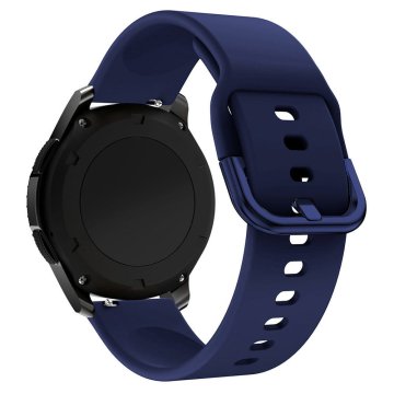 HURTEL Silikonski pašček za pametno uro univerzalni 20 mm temno moder TYS