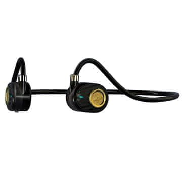 Bluetooth slušalke na ušesa Bluetooth 5.3 s kostno prevodnostjo, črne barve M444018