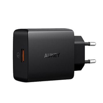 Aukey PA-T17 18W 1xUSB QC 3.0 stenski polnilnik