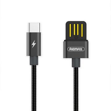 REMAX Serpent RC-080a kabel kovinski tip-C 1m črne barve