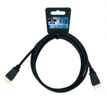 iBOX FULLHD HD01 kabel 1,5 m 1,4 V 13C+1 ITVFHD0115 (HDMI M - HDMI M; 1,5 m; črn)