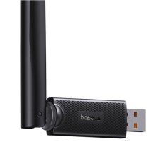 BASEUS FastJoy USB WiFi omrežna kartica za računalnik, zunanja, z anteno 5 GHz 650 Mb/s