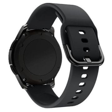 HURTEL Silikonski pašček 20 mm črne barve za Amazfit BIP GTS 2 3 4 Mini PRO