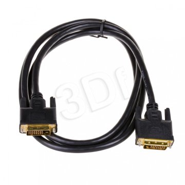 Akyga Kabel AK-AV-06 (DVI-D M - DVI-D M; 1,8 m; črn)