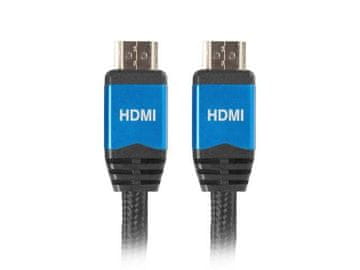 Lanberg Kabel Premium CA-HDMI-20CU-0030-BL (HDMI M - HDMI M; 3 m; črn)