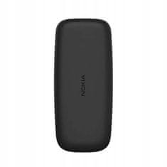 Nokia Klasični preprosti telefon 105 2019 Dual Sim 4th Edition črna radio svetilka 4th