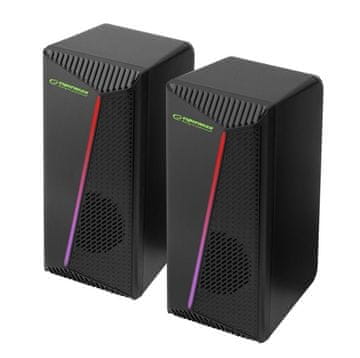 Esperanza ZVOČNIKI 2.0 USB LED MAVRIČNI NORTEC EGS106
