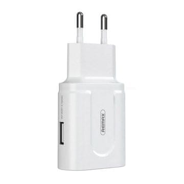 REMAX Cole EU USB polnilnik 2.1A bel RP-U32 WH