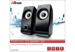 Trust Komplet zvočnikov Remo črne barve