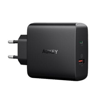 Aukey PA-Y11 48W USB QC 3.0 + USB C 2.0 polnilnik