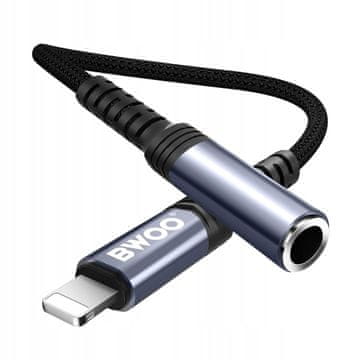 BWOO BZ48 adapter za iPhone Lightning na Jack 3,5 mm AUX adapter za slušalke