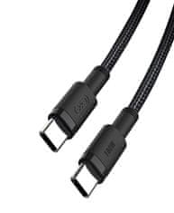 XO Kabel NB-Q199 PD USB-C - USB-C 1,5 m 100 W črne barve