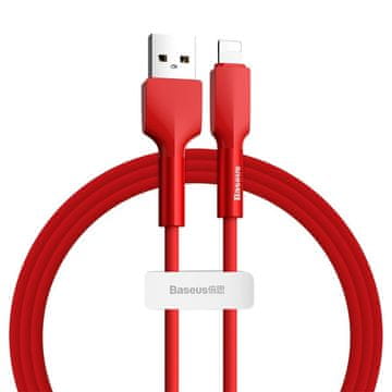 BASEUS Lightning kabel s silikagelom 2,4 A 1 m CALGJ-09