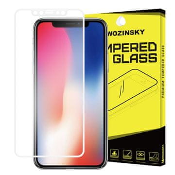 WOZINSKY 9H kaljeno steklo za celoten zaslon iPhone X / XS / 11 PRO, belo