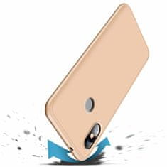 360 360 3v1 ovitek spredaj + zadaj za Xiaomi Mi A2 Lite zlate barve