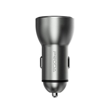 Proda Avtomobilski polnilnik Jass 2.4A PD-C22 siv