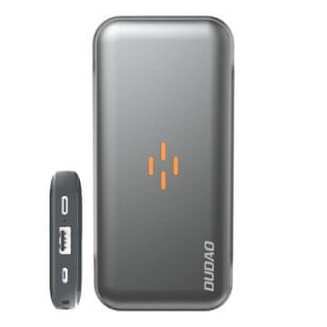 DUDAO prenosna baterija 10000mAh QI USB K13s črna