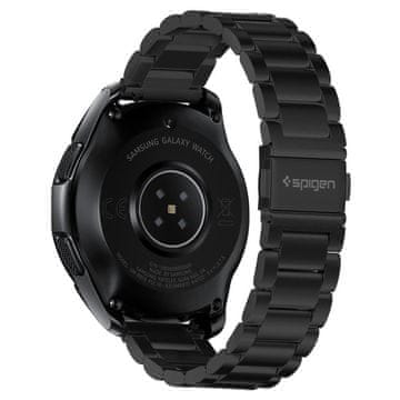 Spigen Modern Fit Amazfit GTS GTR Bip ČRN kovinski pašček črne barve 42 mm
