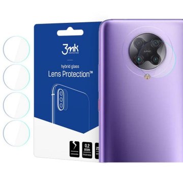 3MK zaščitno steklo za kamero 4x za Xiaomi Poco F2 Pro