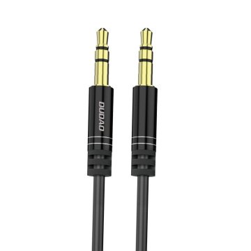 DUDAO AUX mini vtični kabel 170 cm vzmetni L12 črne barve