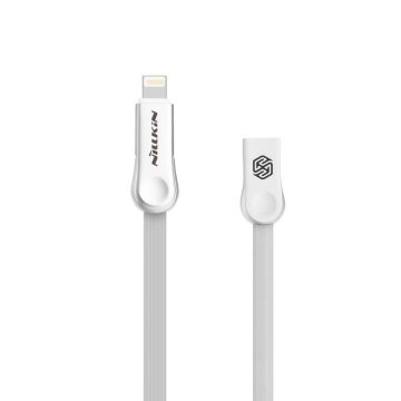 Nillkin Plus III 2v1 kabel micro USB/Lightning bele barve