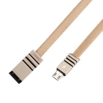 REMAX Pleteni kabel Weave RC-081m Micro USB kremne barve