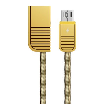 REMAX Linyo RC-088m kabel jekleno zlate barve micro USB