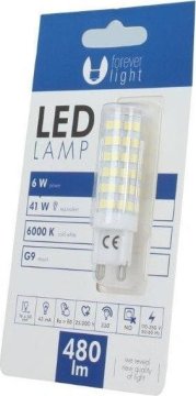 LED žarnica G9 6W 230V 6000K 480lm TFO (ž)