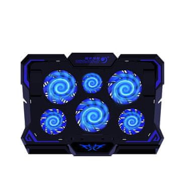 Hladilna podloga za prenosnik s 6 ventilatorji M555053BK